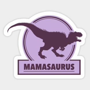 Mamasaurus - Dinosaur Design Sticker